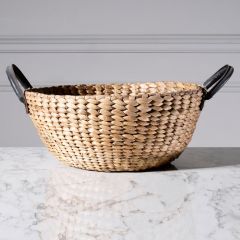 Supergreens Κασπώ Υδροϋάκυνθος Με Δερμάτινη Λαβή Ø45x20 Εκ.