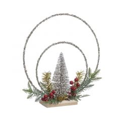 Inart Επιτραπέζιο Χριστουγεννιάτικο Δέντρο Led Πολύχρωμο 30x8x32 Κωδικός: 2-70-570-0269