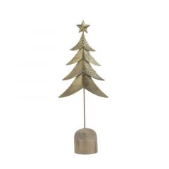 Inart Επιτραπέζιο Χριστουγεννιάτικο Δέντρο Χρυσό 18x8x50 Κωδικός: 2-70-822-0094