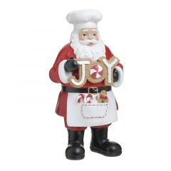 Inart Άγιος Βασίλης Polyresin Κόκκινος/Λευκός 16x13x30 Κωδικός: 2-70-944-0035