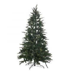 Inart Χριστουγεννιάτικο Δέντρο Με 360 Λαμπάκια Πράσινο 210 Εκ. Κωδικός: 2-85-125-0052