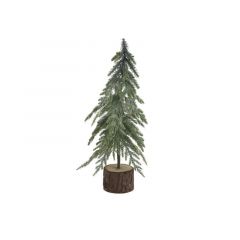 Inart Χριστουγεννιάτικο Δέντρο Με Ξύλινη Βάση 15x30 Κωδικός: 2-85-702-0020