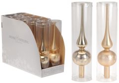 ZAROS ΚΟΡΥΦΗ ΔΕΝΤΡΟΥ ΧΡΥΣΗ 2 ΣΧΕΔΙΑ 6X6X25 ΚΩΔΙΚΟΣ: XM445