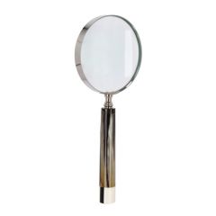 Bizzotto Adventure Μεγεθυντικός Φακός Μεταλλικός Ασημί/Μπεζ 24,5x10 Εκ.