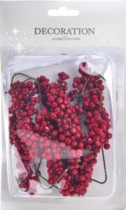 ZAROS ΧΡΙΣΤΟΥΓΕΝΝΙΑΤΙΚΑ BERRIES ΚΟΚΚΙΝΑ ΣΕΤ 8 ΤΜΧ ΚΩΔΙΚΟΣ: XM483
