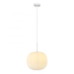 Zambelis Lights Φωτιστικό Οροφής Γυάλινο Λευκό Ματ Ø30 20125