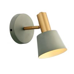 Zambelis Lights Απλίκα Τοίχου Μεταλλική Λαδί Ματ/Χρυσή Ματ 20219