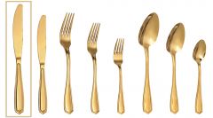 Espiel Empire Μαχαίρι Φαγητού Χρυσό 23,2x2,1 Κωδικός: GYG201K12