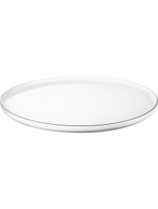 Asa Selection OCO LIGNE NOIRE Πιατέλα Σερβιρίσματος Πορσελάνινη Λευκή 32 Εκ.