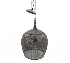 ZAROS ΦΩΤΙΣΤΙΚΟ ΟΡΟΦΗΣ MOROCCAN ΜΕΤΑΛΛΙΚΟ 31,5X31,5X45 ΚΩΔΙΚΟΣ: HT405