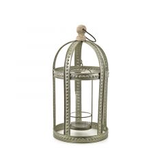 ZAROS ΦΑΝΑΡΙ VINTAGE ΣΙΔΕΡΕΝΙΟ "ΚΑΜΠΑΝΑ" 20.5X20.5X40.5 ΚΩΔΙΚΟΣ: HT423