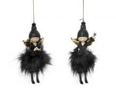 ESPIEL ΚΡΕΜΑΣΤΟ ΣΤΟΛΙΔΙ "ΑΓΓΕΛΟΣ" ΜΑΥΡΟΣ 6X6X14,5 ΚΩΔΙΚΟΣ: MT4447K6