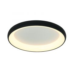 Zambelis Lights Πλαφονιέρα Led Αλουμινίου Μαύρη Ø80 2056-Dimmable