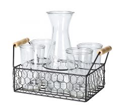 ZAROS ΚΑΡΑΦΑ ΜΕ 4 ΠΟΤΗΡΙΑ ΣΕΤ 6 ΤΜΧ ΚΩΔΙΚΟΣ: HM721