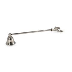 Bizzotto Adventure Διακοσμητικός Σβηστήρας Κεριού Μεταλλικός Ασημί 26,5x5x4,5 Εκ.