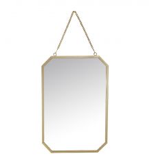 Espiel Καθρέπτης Τοίχου Μεταλλικός Χρυσός 24,5x35,5 Κωδικός: FAM626