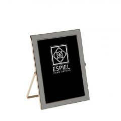 Espiel Κορνίζα Μεταλλική Γκρι/Χρυσή 15x20 Εκ. Κωδικός: FAM607