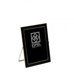 Espiel Κορνίζα Μεταλλική Μαύρη/Χρυσή 10x15 Εκ. Κωδικός: FAM609