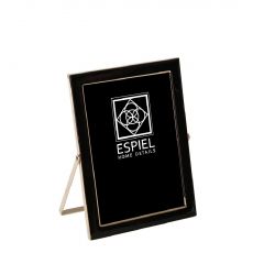 Espiel Κορνίζα Μεταλλική Μαύρη/Χρυσή 15x20 Εκ. Κωδικός: FAM611