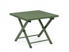 Bizzotto Taylor Βοηθητικό Τραπέζι Εξωτερικού Χώρου Αλουμινίου Πράσινο 44x43x36