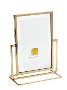 Espiel Περιστρεφόμενη Κορνίζα 2 Όψεων Μεταλλική Χρυσή 13x18 Κωδικός: FAM567