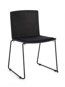 Bizzotto Giulia Καρέκλα Μεταλλική/Πλαστική Μαύρη 43,5x50x79