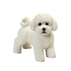 Espiel Σκύλος Poodle Polyresin Λευκός 23x12,2x21 Εκ. Κωδικός: KUL201