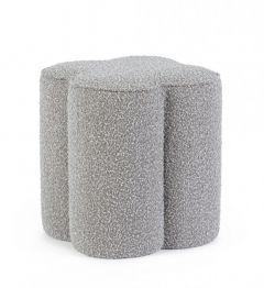 Bizzotto Cointa Σκαμπώ Υφασμάτινο Γκρι 40x40x45