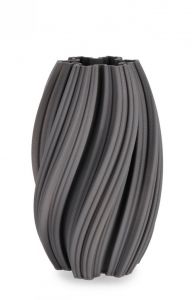 Bizzotto Joleen Βάζο Κεραμικό Γκρι Ø20x31 Εκ.