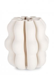 Bizzotto Rowan Βάζο Κεραμικό Εκρού Ø23x25 Εκ.