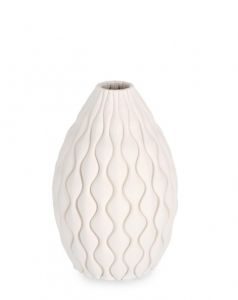 Bizzotto Kylo Βάζο Κεραμικό Εκρού Ø16x24 Εκ.