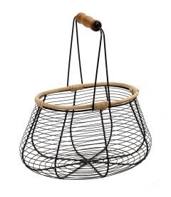 ESPIEL ΚΑΛΑΘΙ ΜΕΤΑΛΛΙΚΟ ΜΑΥΡΟ 30X20X32 ΚΩΔΙΚΟΣ: TAK218