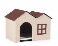 Bizzotto Berard Beige-Brown House Doghouse H40 58a - 41b - 40h