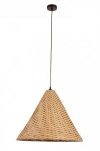 Bizzotto Gabon Φωτιστικό Οροφής Ρατάν Natural Ø60x46,5
