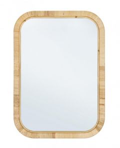 Bizzotto Hakima Καθρέπτης Τοίχου Ρατάν Natural 50x2x70