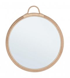 Bizzotto Mozambico Καθρέπτης Τοίχου Ρατάν Natural Ø56