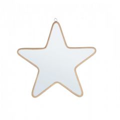 Bizzotto Mozambico Καθρέπτης Τοίχου Ρατάν Natural 40x1,5x38