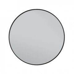 Bizzotto Planet Καθρέπτης Τοίχου Μεταλλικός Μαύρος/Φιμέ  Ø50x1,5