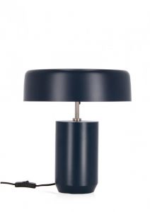 Bizzotto Kaithal Επιτραπέζιο Φωτιστικό Μεταλλικό Μπλε Ø31x35 Εκ.