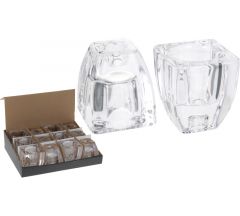 ZAROS ΒΑΣΗ ΚΕΡΙΟΥ ΓΥΑΛΙΝΗ 6,4X6,4X7,2 ΚΩΔΙΚΟΣ: CA246