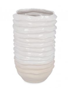Bizzotto Yori Βάζο Κεραμικό Λευκό Ø36x56,5