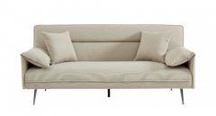 Bizzotto Ottawa Τριθέσιος Καναπές-Κρεβάτι Υφασμάτινος Μπεζ 200x95x88