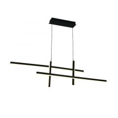 Zambelis Lights Φωτιστικό Οροφής Ράγα Led Αλουμινίου Μαύρο 22023-Dimmable