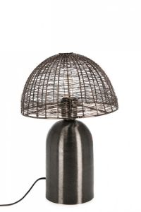 Bizzotto Inay Επιτραπέζιο Φωτιστικό Μεταλλικό Μαύρο Ø26x36 Εκ.