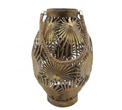 ZAROS ΦΑΝΑΡΙ "ARECA" ΜΕΤΑΛΛΙΚΟ ΧΡΥΣΟ 26,5X26,5X42,5 ΚΩΔΙΚΟΣ: HT538