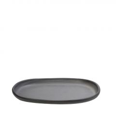 Espiel Canyon Πιάτο Φαγητού Ρηχό Stoneware Γκρι Σκούρο 25,5x17,5x2,8 Εκ. Κωδικός: GMT402K2