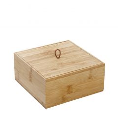 Espiel Κουτί Bamboo Natural 15x15x7 Εκ. Κωδικός: TUL110