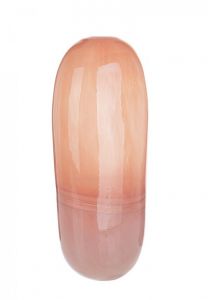 Bizzotto Sagitta Βάζο Γυάλινο Σομόν/Ροζ 16x11,3x37,5