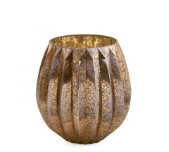 ZAROS ΒΑΖΟ ΓΥΑΛΙΝΟ ΑΝΤΙΚΕ ΧΡΥΣΟ 22X23,5 ΚΩΔΙΚΟΣ: BL276