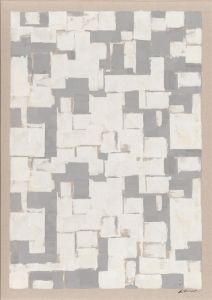 Bizzotto Texture Πίνακας Σε Καμβά Λευκός/Μαύρος 70x3,5x100 Εκ.